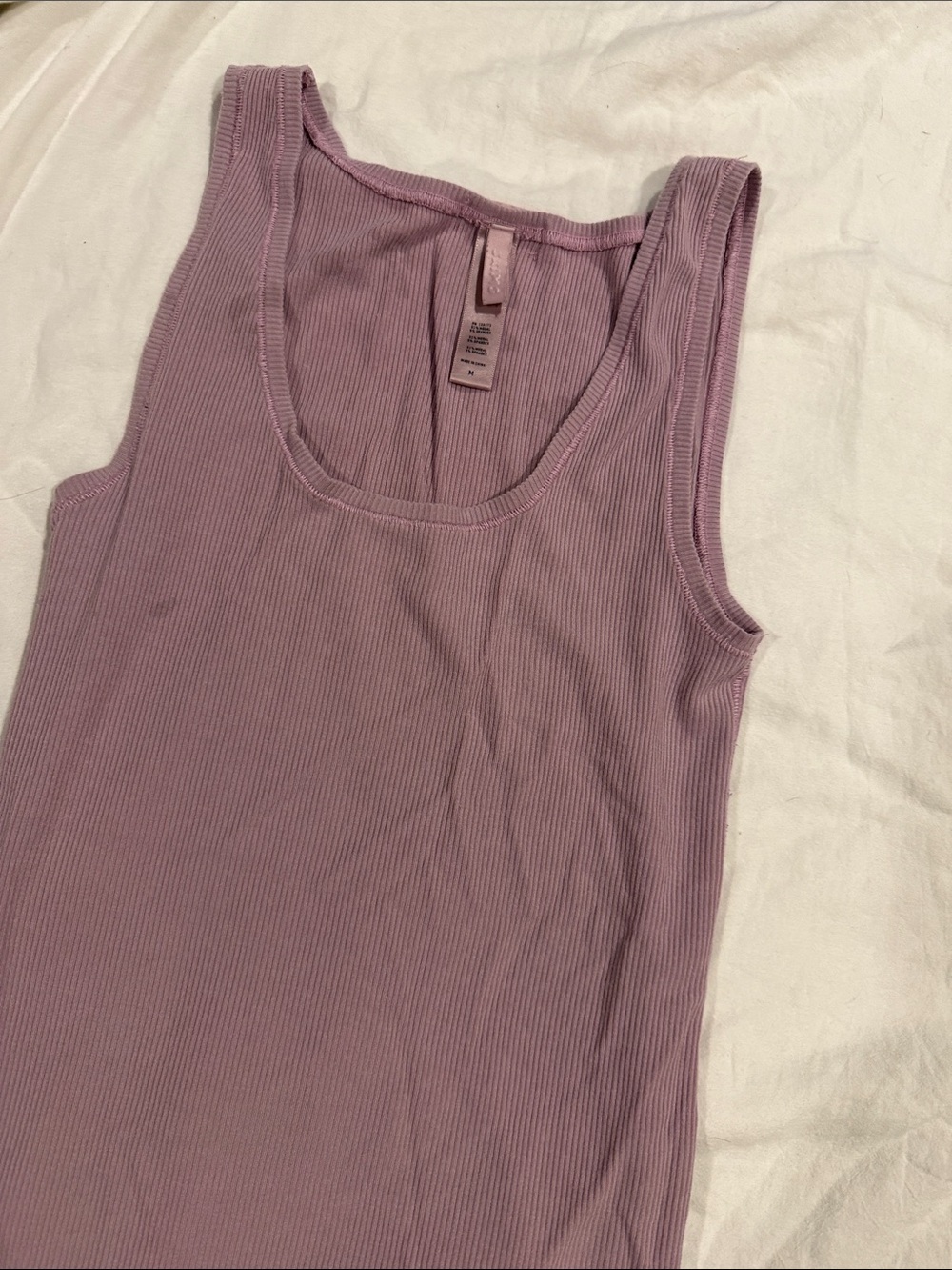 SKIMS Ribbed Tank Top - Lavender